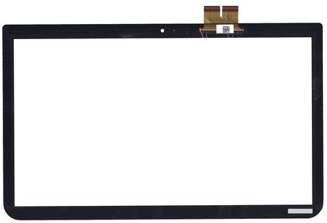 Тачскрин (Сенсор) для ноутбука Toshiba C50T, C55T, C55DT черный - фото 2