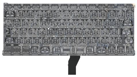 Клавиатура для ноутбука Apple MacBook Air 2010+ (A1369) (2012, 2013, 2014, 2015 года), Black, (Без фрейма), Русский (вертикальный энтер) Клавиатура для ноутбука Apple MacBook Air 2010+ (A1369) (2012, 2013, 2014, 2015 года), Black, (Без фрейма), Русский (вертикальный энтер) - фото 3
