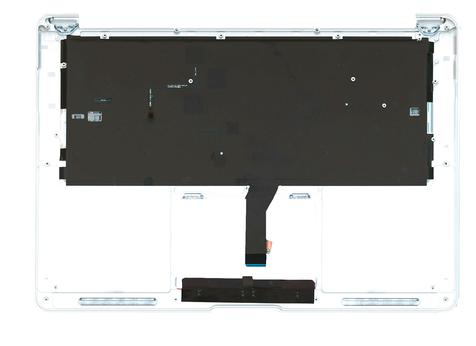 Клавиатура для ноутбука Apple MacBook Air 2012+ (A1466) Black, (Silver TopCase), Русский (горизонтальный энтер) Клавиатура для ноутбука Apple MacBook Air 2012+ (A1466) Black, (Silver TopCase), Русский (горизонтальный энтер) - фото 2