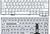 Клавиатура для ноутбука Fujitsu LifeBook (SH761, SH561, SH760, SH560, E751, S761, S561, S760, T901, S751, S762, E752, S560, E741) Белый, Русский (вертикальный энтер)