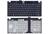 Клавиатура для ноутбука Asus Eee PC 1011, 1015, 1016, 1018, 1025, X101 Черный, (Черный фрейм) RU