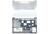 Клавиатура для ноутбука Asus (N750) Silver, с подсветкой (Light), (Silver TopCase), RU