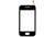 Тачскрин (Сенсор) для смартфона Samsung Galaxy Ace GT-S5830 черный