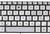 Клавиатура для ноутбука Asus Zenbook (UX21A, UX21E) Серебряный, (Без фрейма) RU - фото 2, миниатюра