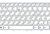 Клавиатура для ноутбука Asus EEE PC (1005HA, 1008HA) Белый, (Белый фрейм) RU - фото 2, миниатюра