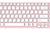 Клавиатура для ноутбука Sony Vaio (SVE17) Белый, с подсветкой (Light), (Розовый фрейм) RU - фото 2, миниатюра