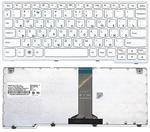 Клавиатура для ноутбука Lenovo IdeaPad S110, S206 Белый, (Белый фрейм), RU