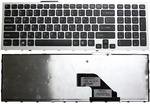 Клавиатура для ноутбука Sony Vaio (VPC-F11, VPC-F12, VPC-F13) Черный, (Серебряный фрейм) RU