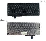 Клавиатура для ноутбука Apple MacBook Pro (A1297) с подсветкой (Light) Черный, (Без фрейма), Русский (горизонтальный энтер)