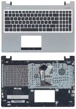 Клавиатура для ноутбука Asus (K56) Черный, (Серебряный TopCase), RU