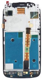 Матрица с тачскрином для HTC One S Z520e (с рамкой) черный