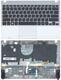 Клавиатура для ноутбука Samsung (NP350U2B) Черный, (Серебряный TopCase), RU