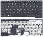 Клавиатура для ноутбука Lenovo ThinkPad (E450) с указателем (Point Stick), Черный, (Черный фрейм), RU