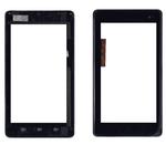 Тачскрин (Сенсор) для планшета Huawei Ideos S7 Slim S7-201u черный с рамкой