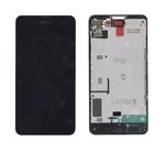 Матрица с тачскрином для Nokia Lumia 630 с рамкой черный