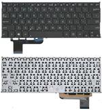 Клавиатура для ноутбука Asus VivoBook (X201E, S201, S201E, X201) Черный, (Без фрейма), RU