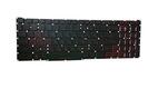 Клавиатура для ноутбука Acer Nitro 5 AN515-54 с подсветкой (Light Red), Black, (Без фрейма), RU