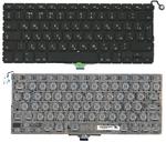 Клавиатура для ноутбука для ноутбука Apple MacBook Air A1304, A1237 Черный, (Без фрейма), Русский (вертикальный энтер)