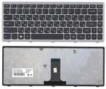 Клавиатура для ноутбука Lenovo IdeaPad (Flex 14, G400s, G405S, S410P, G410S) Черный, (Серый фрейм) RU