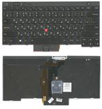 Клавиатура для ноутбука Lenovo ThinkPad (T430, T430I, X230, T530, L430, L530) с указателем (Point Stick) Черный, Черный фрейм, RU
