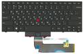 Клавиатура для ноутбука Lenovo ThinkPad (E40, E50, Edge14, Edge15) с указателем (Point Stick), с подсветкой (Light) Черный, RU