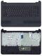 Клавиатура для ноутбука HP Pavilion 250 G4, Черный, (Черный TopCase), RU