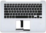Клавиатура для ноутбука Apple MacBook Air 2011+ (A1369) Черный, (Серебряный TopCase), с подсветкой (Light), Русский (горизонтальный энтер)