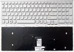 Клавиатура для ноутбука Sony Vaio (VPC-EB) Белый, (Белый фрейм) RU