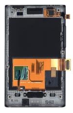 Матрица с тачскрином для LG Optimus L3 E400 с рамкой черный