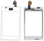 Тачскрин (Сенсор) для смартфона Sony Xperia E / E Dual C1505, C1605 белый