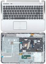 Клавиатура для ноутбука Samsung (SF310) Черный, (Серебряный TopCase), RU