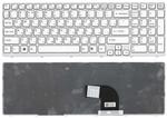 Клавиатура для ноутбука Sony Vaio (SVE15, SVE1511V1R) Белый, (Белый фрейм) RU