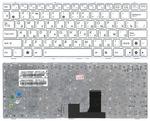 Клавиатура для ноутбука Asus EEE PC (1005HA, 1008HA) Белый, (Белый фрейм) RU