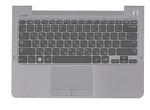 Клавиатура для ноутбука Samsung (NP530U3B) Черный, (Серый TopCase), RU