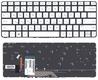 Клавиатура для ноутбука HP Spectre X360 (13-4000, 13-4103dx, 13-4003DX, 13-4005DX, 13-4110DX, 13-4193DX, 13-4195DX, 13-4193NR) с подсветкой (Light) Черный, (Серебряный фрейм) RU