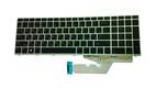 Клавиатура для ноутбука HP ProBook (450 G5) с подсветкой (Light), Black, (Серебряный фрейм), RU