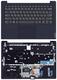 Клавиатура для ноутбука Lenovo IdeaPad S340-14IWL Черный, (Dark blue TopCase) RU