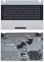 Клавиатура для ноутбука Samsung (RV420) Черный, (Серый TopCase), RU
