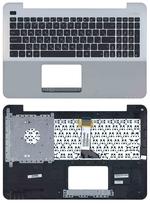 Клавиатура для ноутбука Asus (X555) Черный, (Серебряный TopCase), RU
