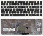 Клавиатура для ноутбука Lenovo IdeaPad (U460) Черный, (Серебряный фрейм), RU