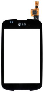 Тачскрин (Сенсор) для смартфона LG Optimus One P500 черный