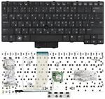 Клавиатура для ноутбука HP Elitebook (2540P) с указателем (Point Stick), Черный, RU