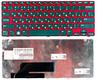 Клавиатура для ноутбука Dell Inspiron (M101Z, M102Z, 1120, 1122) Черный, (Красный фрейм) RU