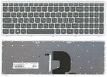 Клавиатура для ноутбука Lenovo Ideapad P500, Z500, Z500A, Z500G, Z500T с подсветкой (Light) Черный, (Серый фрейм) RU