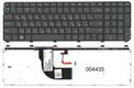 Клавиатура для ноутбука HP Pavilion (DV7-7000) Черный, (Черный фрейм), Русский HP Pavilion (DV7-7000) с подсветкой (Light) Черный, (Черный фрейм) RU