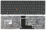 Клавиатура для ноутбука HP EliteBook (8560W) с указателем (Point Stick), Черный Серый, (Серый фрейм) RU