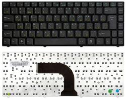 Клавиатура для ноутбука Asus EEE PC (C90, C90P, C90S, Z98, Z37) Black, Русский (вертикальный энтер)