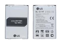 Батарея для смартфона LG BL-51YF G4 H818 3.85В Серебряный 3000мАч 11.6Вт