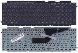 Клавиатура для ноутбука Samsung (RC710, RC711) с частью корпуса (Corps), Black, (Без фрейма), RU