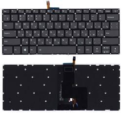 Клавиатура для ноутбука Lenovo IdeaPad 320-14IKB с подсветкой (Light) Black, (Без фрейма) RU